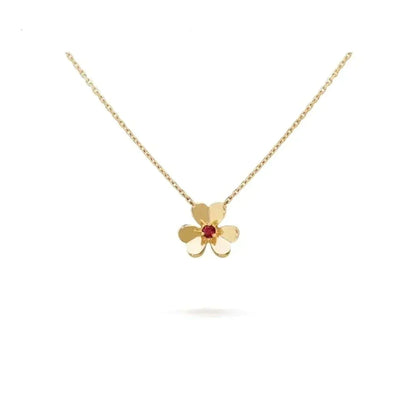 [⭐Aura]FRIVOLE GOLD FLOWER NECKLACE