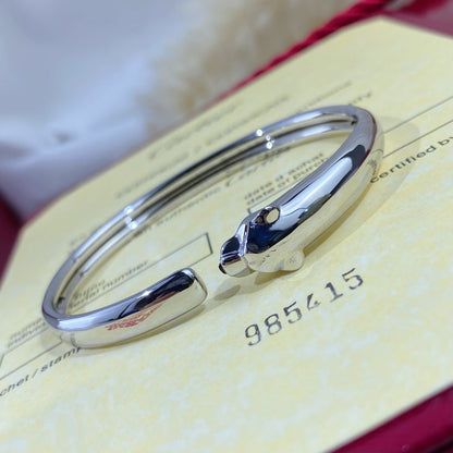 [⭐Aura]PANTHERE SILVER OPEN BRACELET