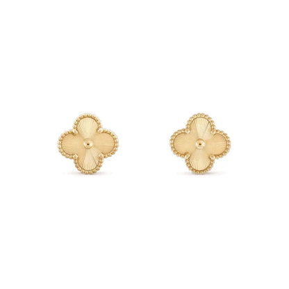 [⭐Aura]CLOVER MEDIUM 1 MOTIFS LASER EARRINGS